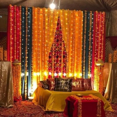 Mehndi Decoration at home