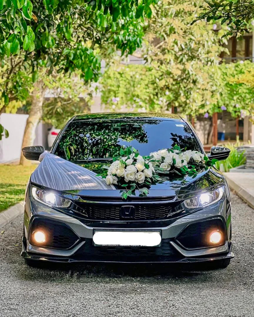 Flower Bouquet Civic Car Decoration Service in Lahore