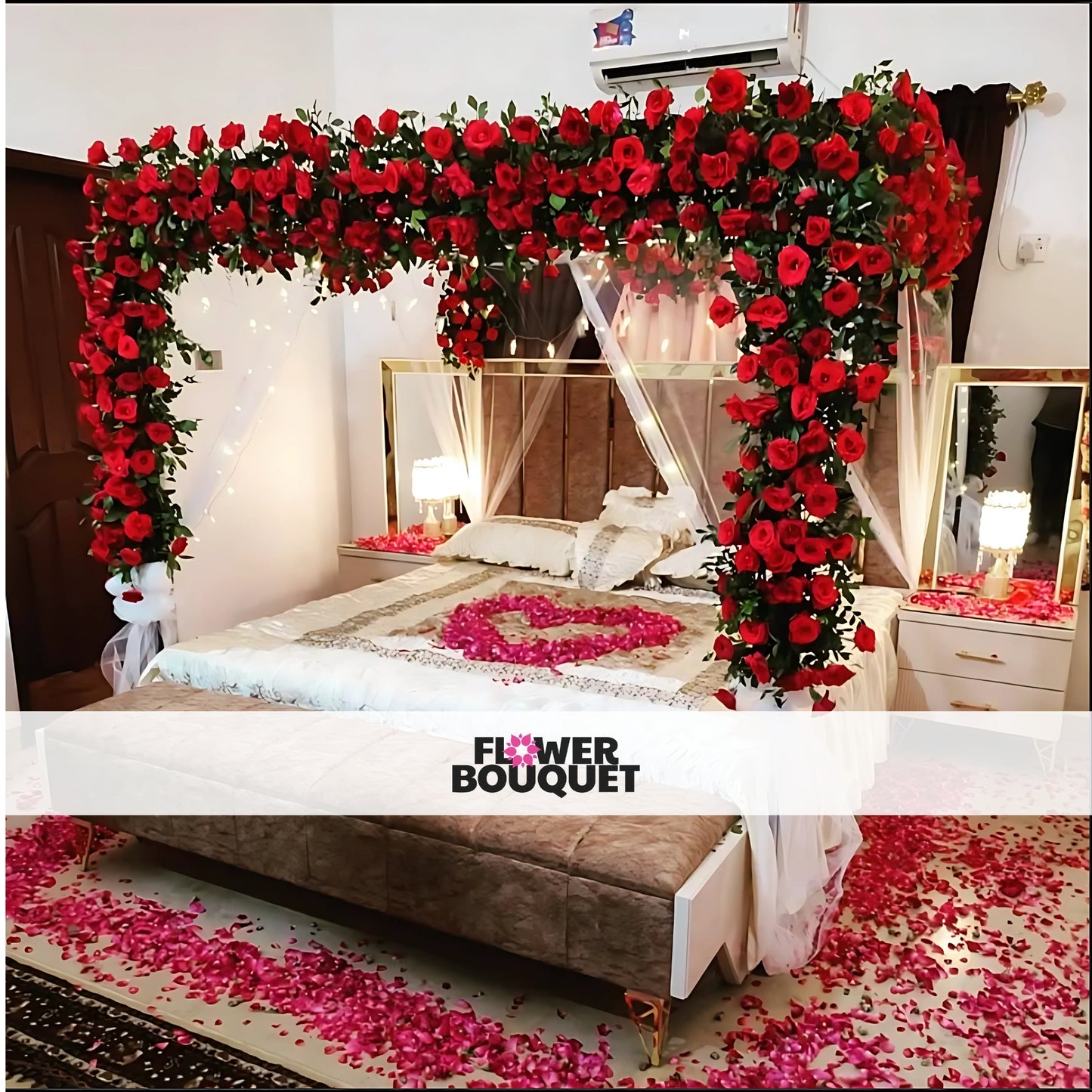 Affordable wedding room decoration In Lahore