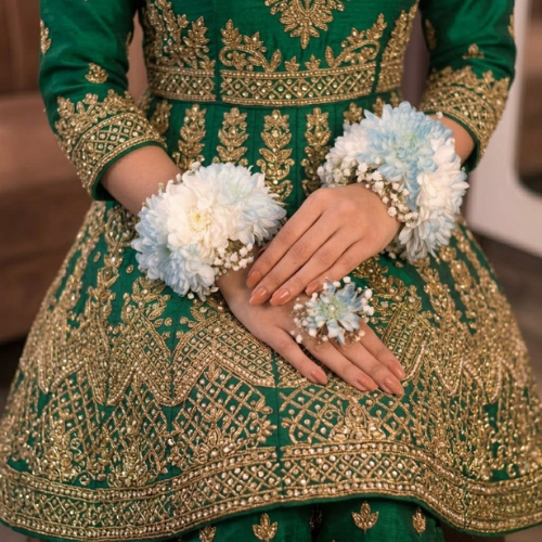 Blue Blossom Floral Set