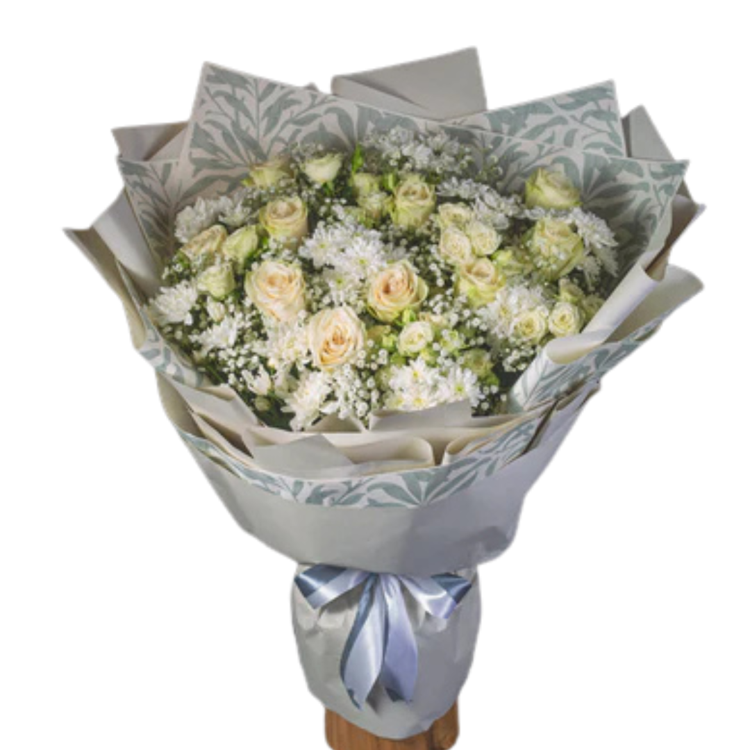Cool Cobalt Flower Bouquet
