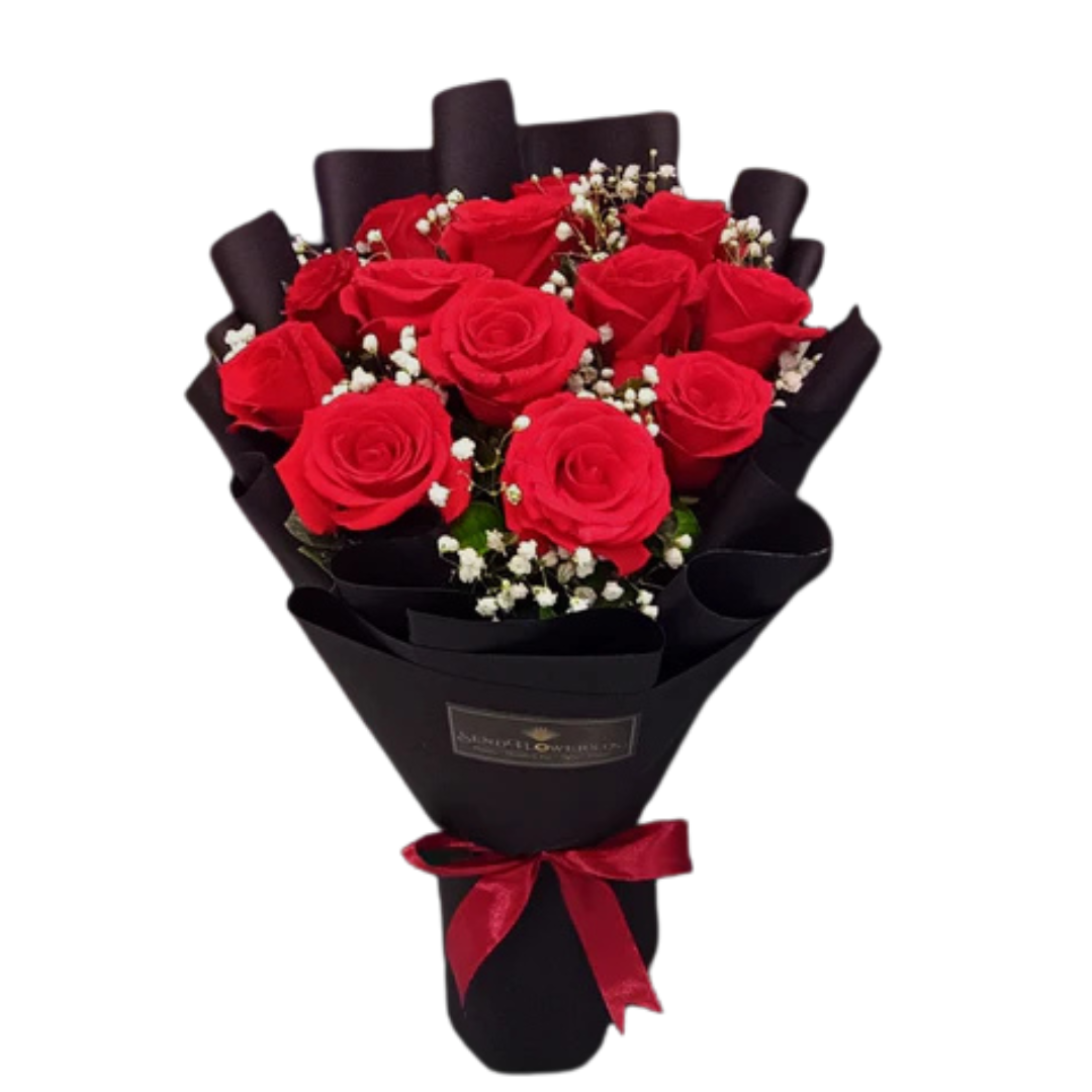 Native Red Flower Bouquet