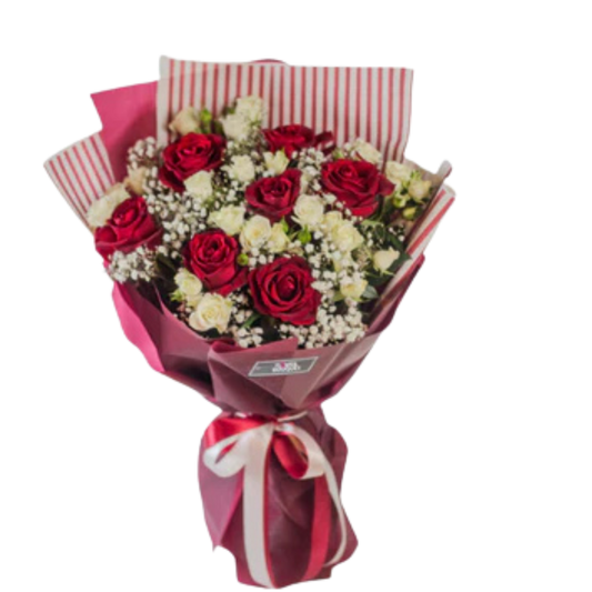 Heartfelt Proposal Flower Bouquet