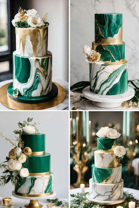 Beautiful customized cake with elegant designs, perfect for weddings, birthdays, and special occasions.