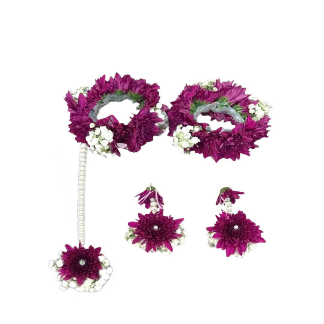 Elegant Floral Jewelry Set