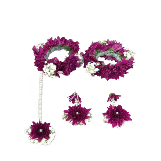 Elegant Floral Jewelry Set