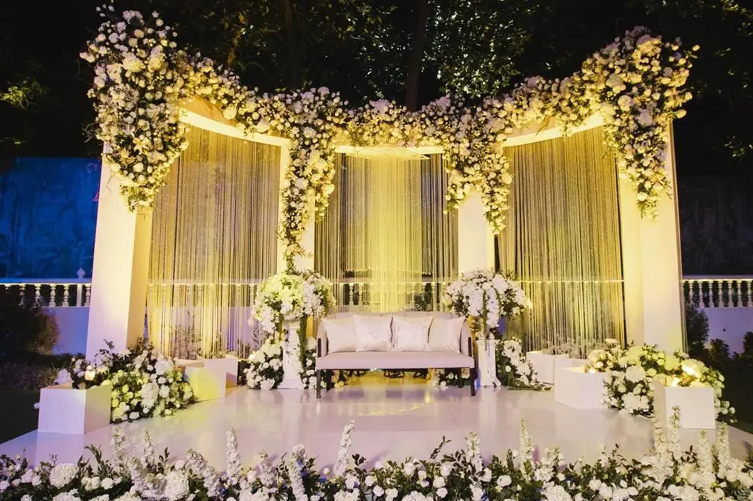 Wedding stage decorations in Lahore