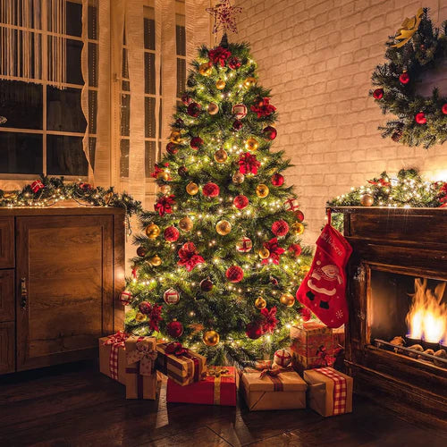 Christmas with Flower Bouquet