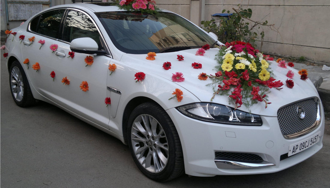 Bridal car decoration services in Lahore