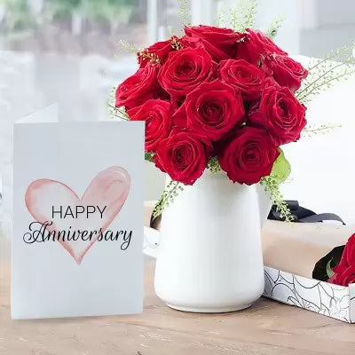 Red rose for Anniversary Day