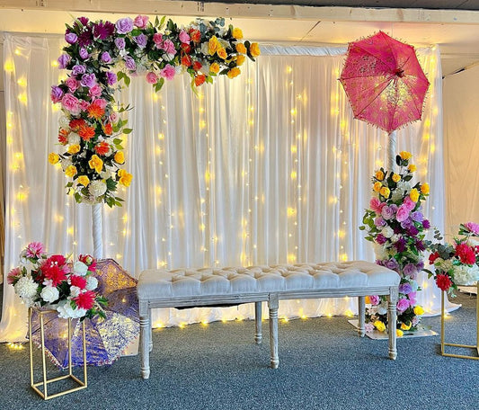 Simple Nikkah decor at home