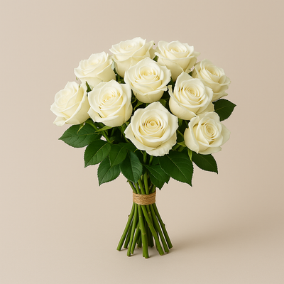 White Rose Bouquet