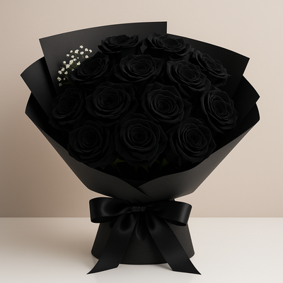 Black Rose Bouquets