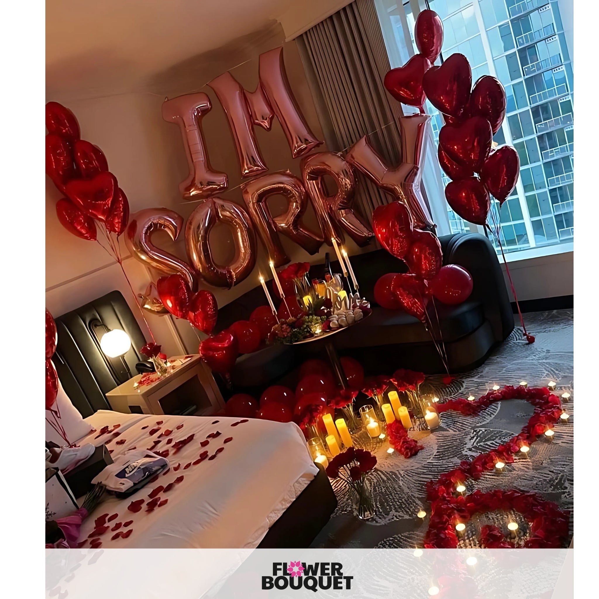 Romantic Apology Room Decor – Flower Bouquet