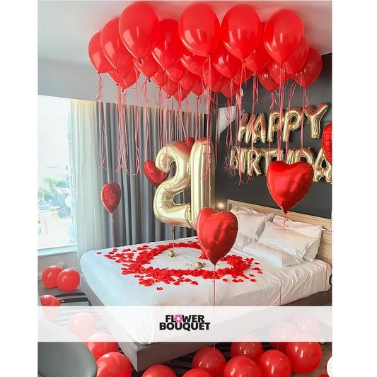 21st Birthday Celebration Room Decor