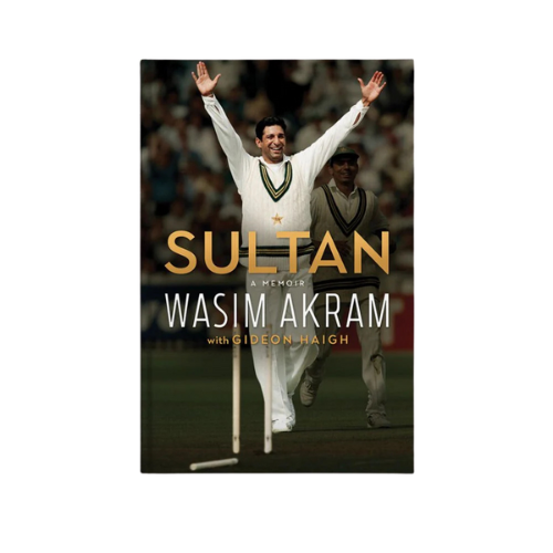 Cricket legend Wasim Akram memoir with portable tumbler mug gift set for him