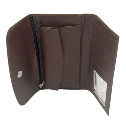 Slim black ladies wallet in gift box – elegant women’s accessory perfect for gifting
