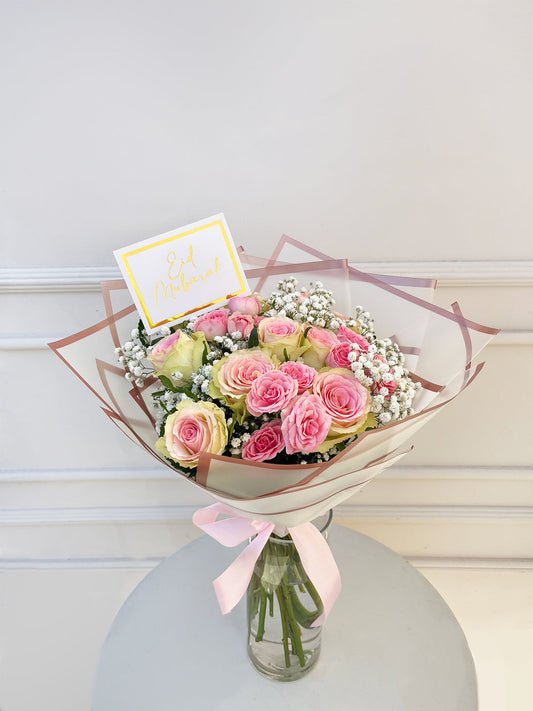 Eid Wishes Flower Bouquet