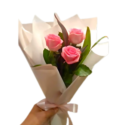 flower bouquet trio 
