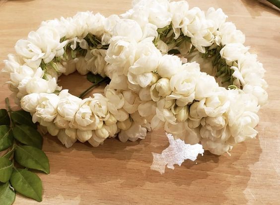 White Jasmine Gajray for Weddings and Events in Lahore